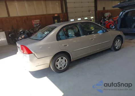 2002 Honda Civic Lx z USA, uszkodzony, nr VIN 2HGES16522H514876